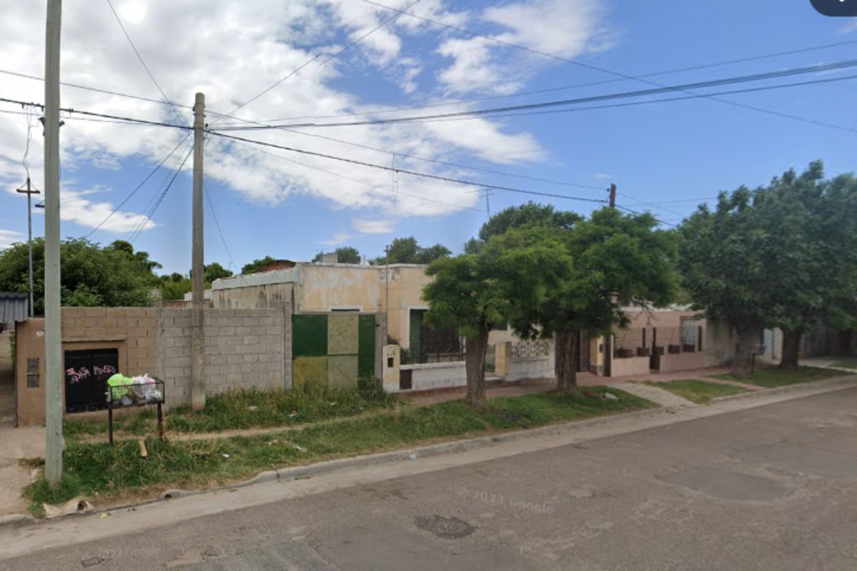 La vivienda de barrio Fenix donde se produjo el trágico episodio